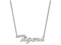 LogoArt Sterling Silver Louisiana State University Medium Pendant Necklace