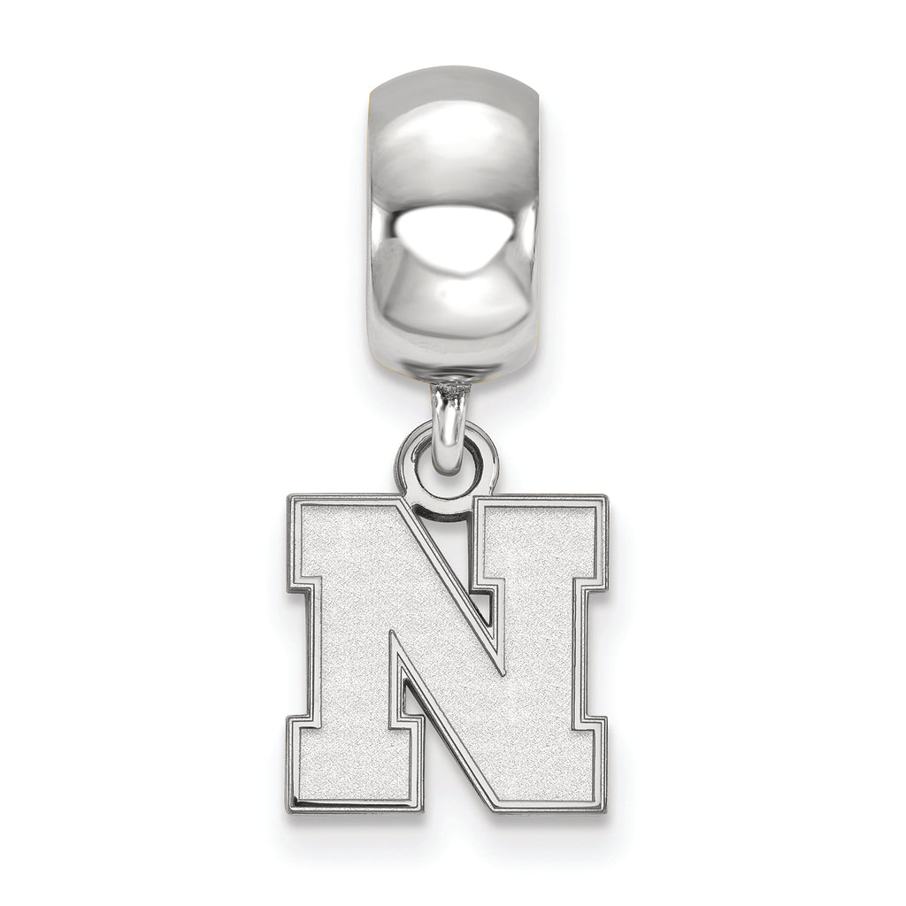 LogoArt Sterling Silver University Of Nebraska Xs Bead Charm Charm