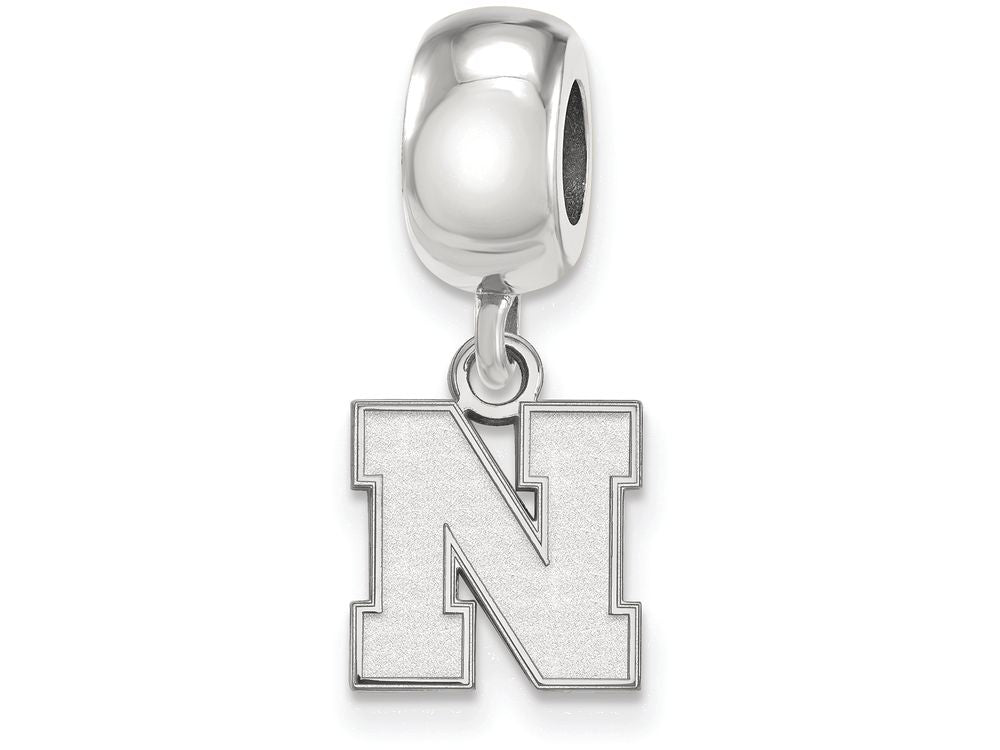 LogoArt Sterling Silver University Of Nebraska Xs Bead Charm Charm