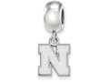 LogoArt Sterling Silver University Of Nebraska Xs Bead Charm Charm