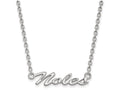 LogoArt Sterling Silver Florida State University Medium Pendant Necklace
