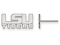 LogoArt Sterling Silver Louisiana State University Xs Post Earrings