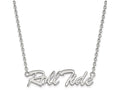 LogoArt Sterling Silver University Of Alabama Medium Pendant Necklace