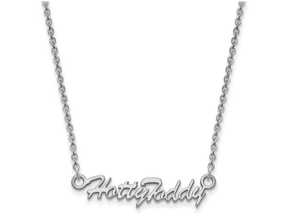 Logoart 925 Sterling Silver University Of Mississippi Small Pendant Necklace