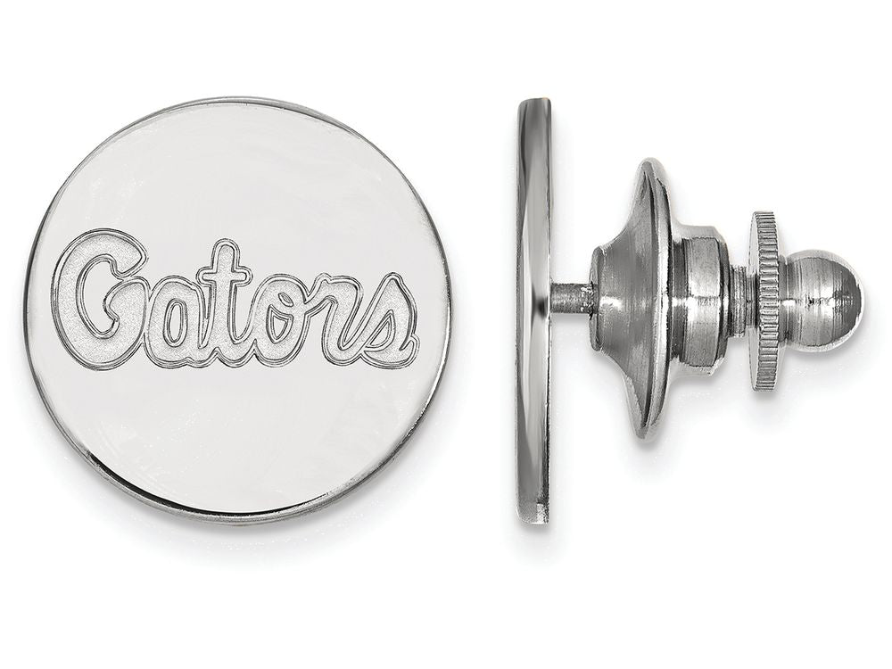 LogoArt Sterling Silver University Of Florida Lapel Pin