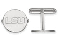 LogoArt Sterling Silver Louisiana State University Cuff Links