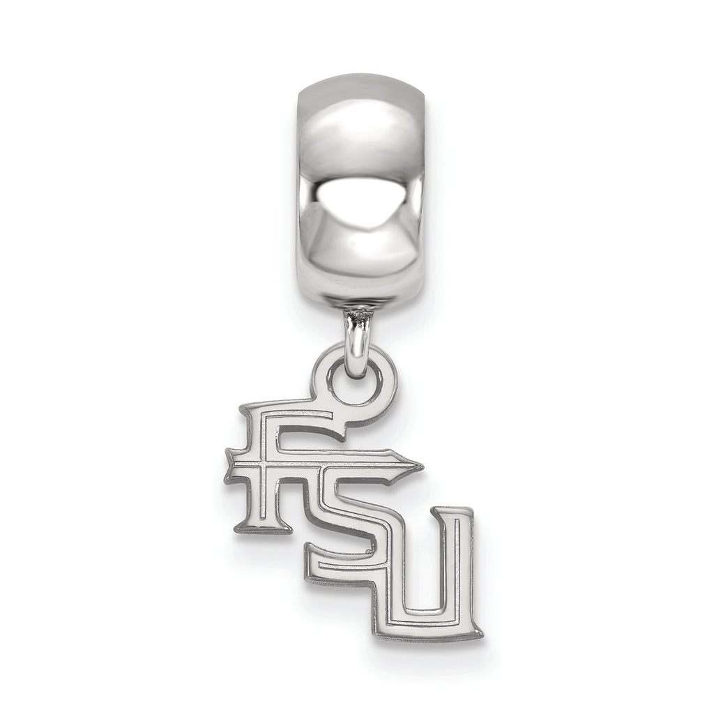 Logoart 925 Sterling Silver Florida State University Extra Small Dangle Bead Charm