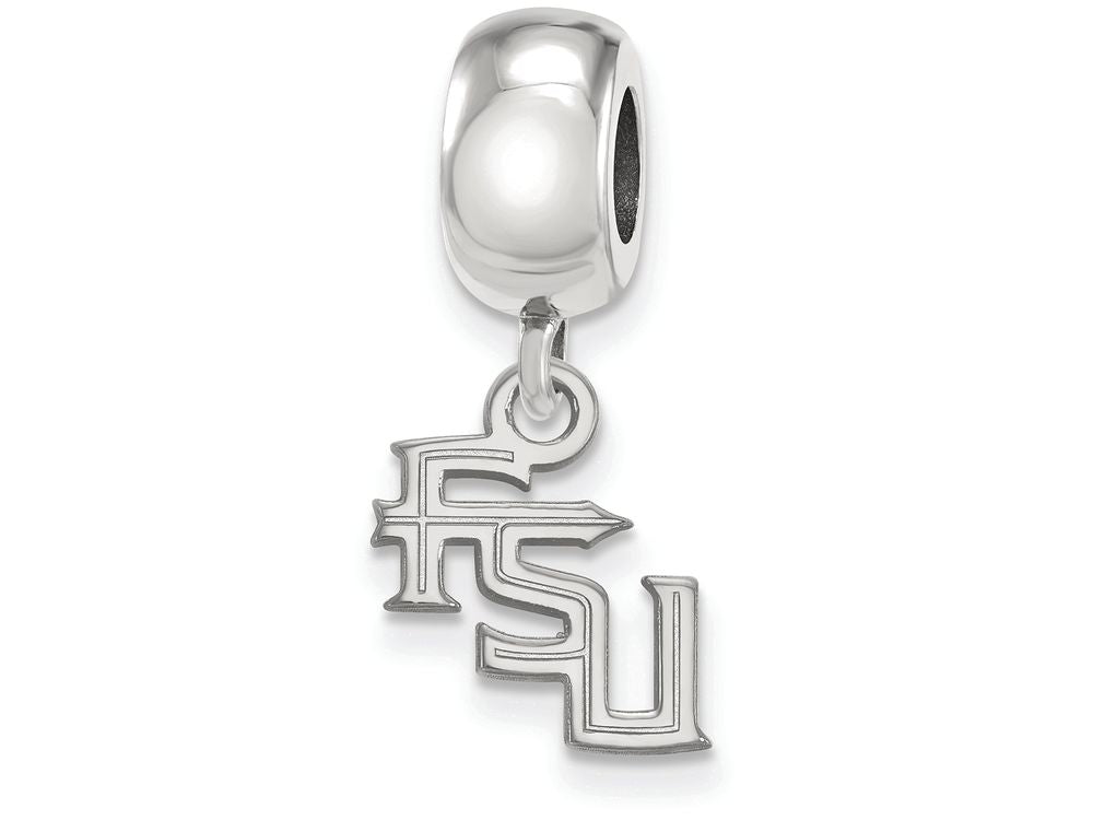 Logoart 925 Sterling Silver Florida State University Extra Small Dangle Bead Charm