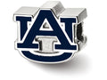 LogoArt Sterling Silver Auburn University Interlocking AU Primary Enameled Logo Bead Charm