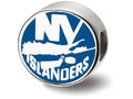 LogoArt Sterling Silver New York Islanders Ny Islanders On Puck Enameled Logo Bead Charm