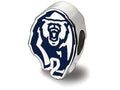 LogoArt Sterling Silver University Of California Berkeley Golden Bear Front Facing Enameled Logo Bead Charm