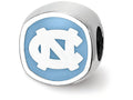 Logoart 925 Sterling Silver The University Of North Carolina Enameled Bead