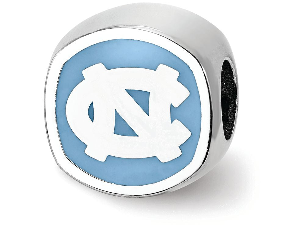 Logoart 925 Sterling Silver The University Of North Carolina Enameled Bead