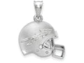 LogoArt Sterling Silver Florida State University Arrow 3D Football Helmet W/ Logo Pendant Necklace