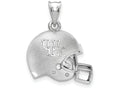 LogoArt Sterling Silver The University Of Kentucky Uk 3D Football Helmet W/ Logo Pendant Necklace