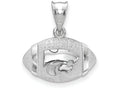 Logoart 925 Sterling Silver Kansas State University Football Pendant