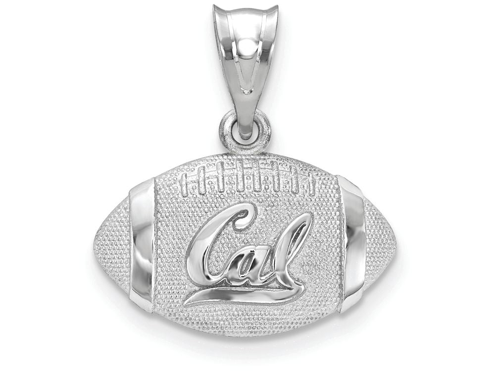Logoart 925 Sterling Silver University Of California Berkeley Football Pendant