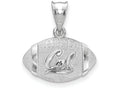 Logoart 925 Sterling Silver University Of California Berkeley Football Pendant