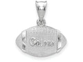Logoart 925 Sterling Silver University Of Florida Football Pendant