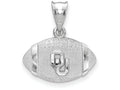 Logoart 925 Sterling Silver University Of Oklahoma Football Pendant