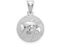 Logoart 925 Sterling Silver The University Of Iowa Basketball Pendant