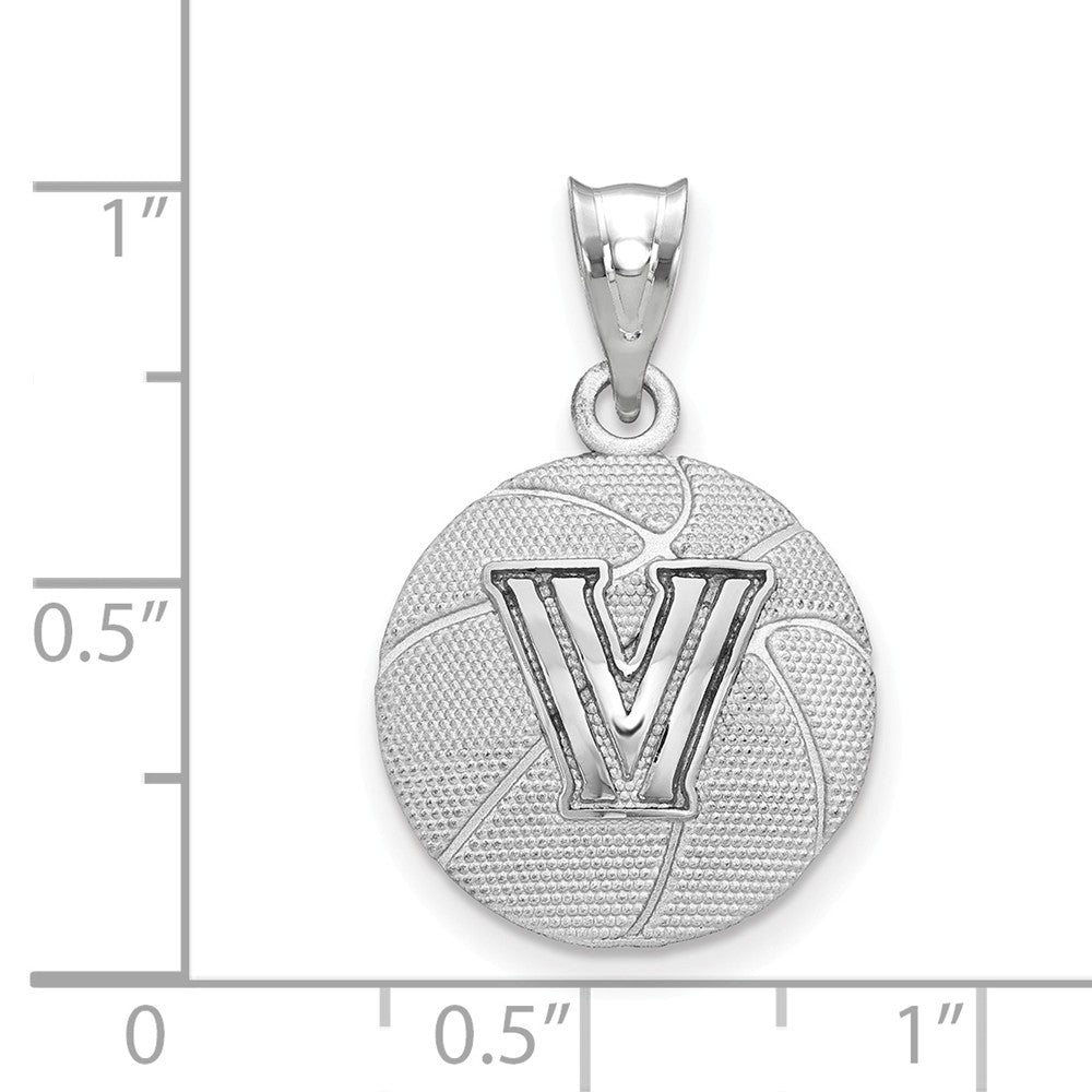 Logoart 925 Sterling Silver Villanova University Basketball Pendant
