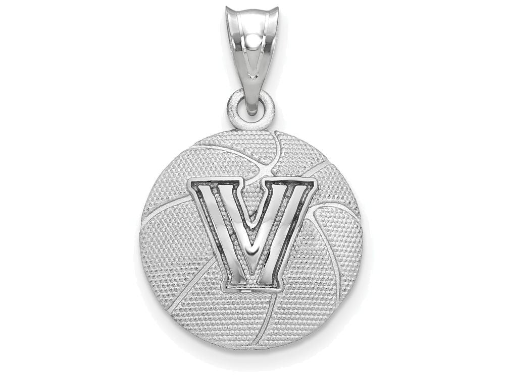 Logoart 925 Sterling Silver Villanova University Basketball Pendant