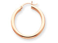 FJC Finejewelers 14k Rose Gold 3mm Hoop Earrings