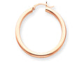 FJC Finejewelers 14k Rose Gold 3mm Hoop Earrings