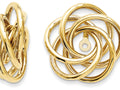 FJC Finejewelers Polished Love Knot Earring Jackets