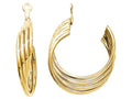 FJC Finejewelers 14k Yellow Gold Polished Hoop Earring Jackets