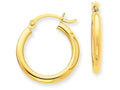FJC Finejewelers 14k Yellow Gold Polished 2.5mm Round Hoop Earrings