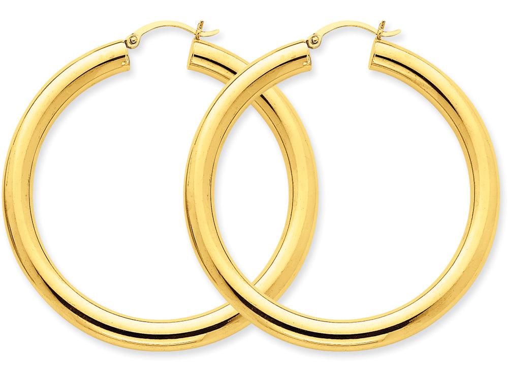FJC Finejewelers 14k Yellow Gold Polished 5mm Tube Hoop Earrings