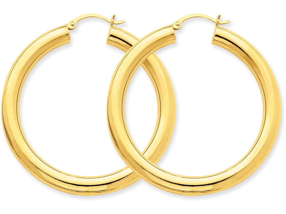 FJC Finejewelers 14k Yellow Gold Polished 5mm Tube Hoop Earrings