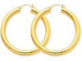 FJC Finejewelers 14k Yellow Gold Polished 5mm Tube Hoop Earrings