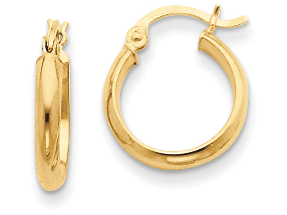 FJC Finejewelers 14k Yellow Gold Polished Hoop Earrings