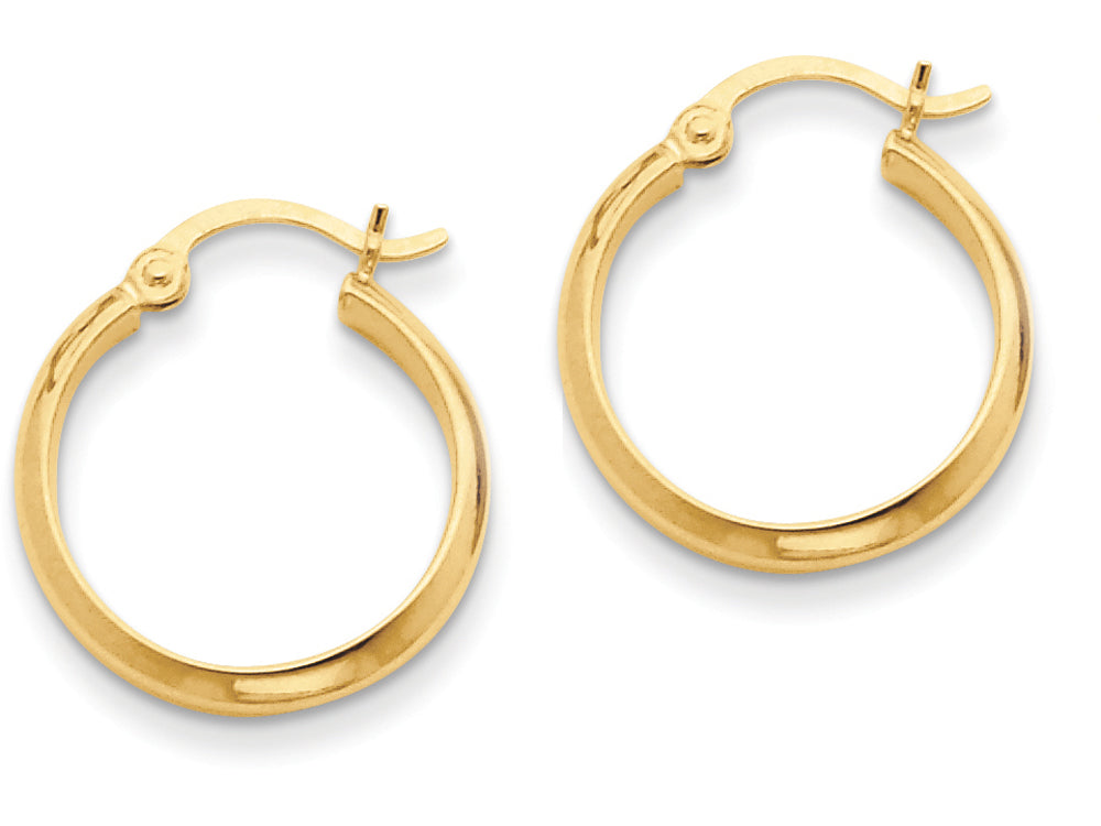 FJC Finejewelers 14k Yellow Gold Polished Hoop Earrings