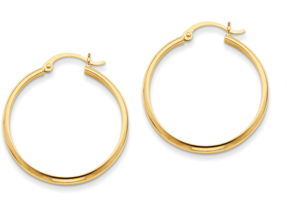FJC Finejewelers 14k Yellow Gold Polished Hoop Earrings
