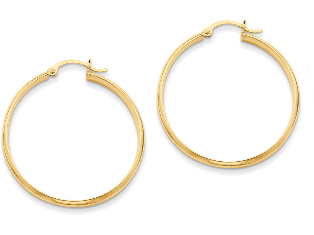 FJC Finejewelers 14k Yellow Gold Polished Hoop Earrings