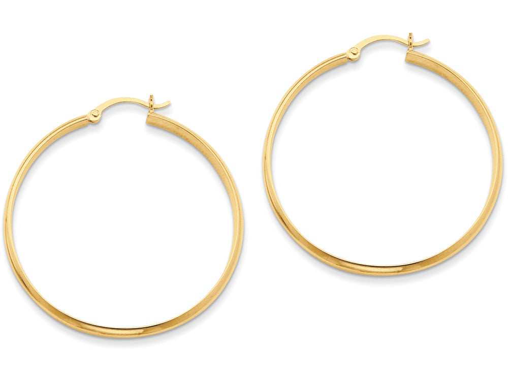 FJC Finejewelers 14k Yellow Gold Polished Hoop Earrings