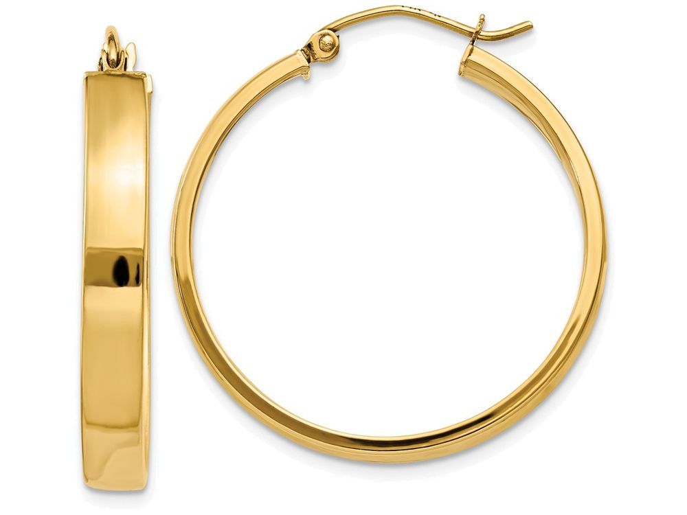 FJC Finejewelers 14k Yellow Gold Polished Hoop Earrings