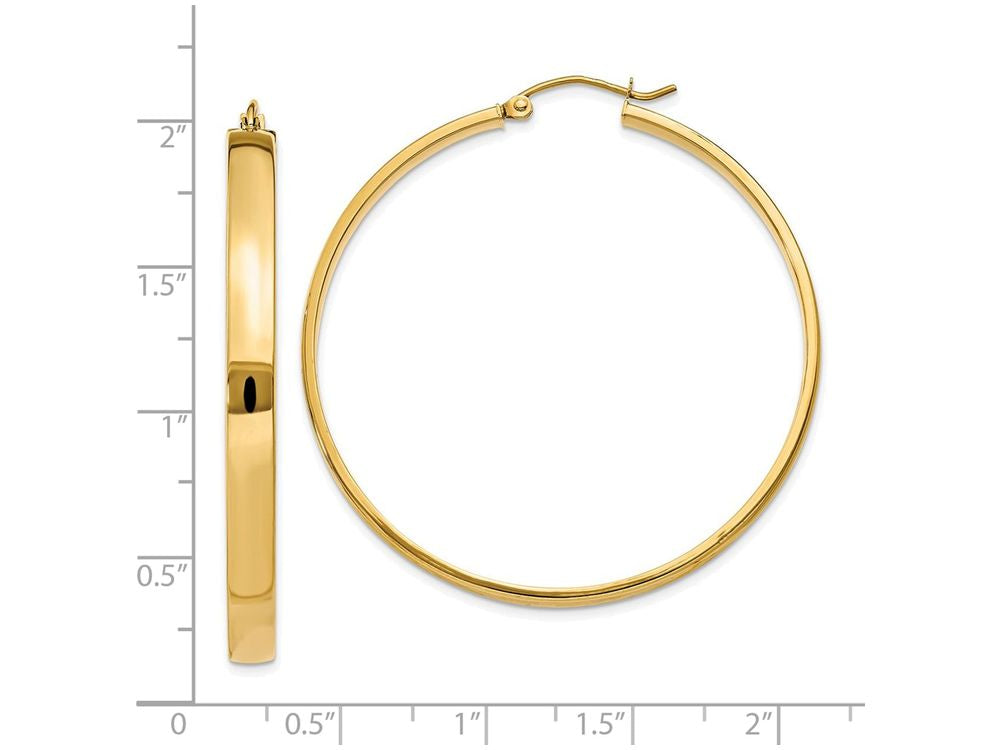 FJC Finejewelers 14k Yellow Gold Polished Hoop Earrings