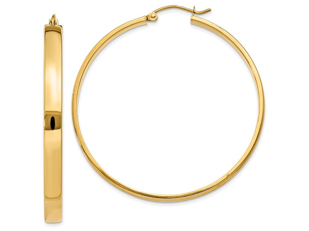 FJC Finejewelers 14k Yellow Gold Polished Hoop Earrings