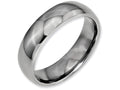 Chisel Titanium 6mm Polished Wedding Band