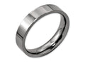 Chisel Titanium Flat 5mm Polished Wedding Band