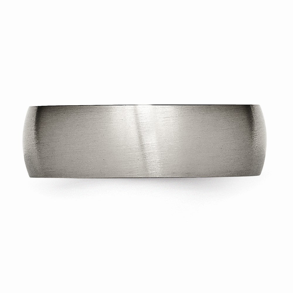 Chisel Titanium 7mm Brushed Wedding Band