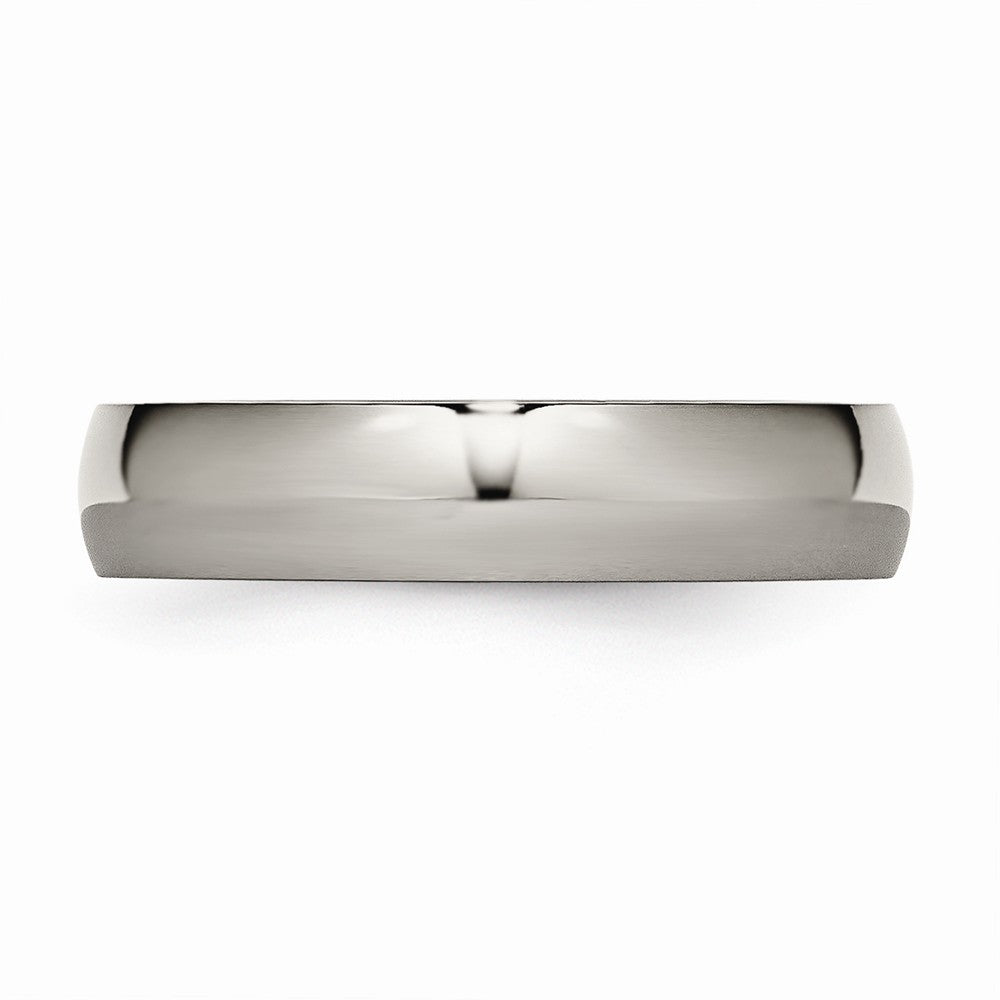 Chisel Titanium 5mm Polished Wedding Band