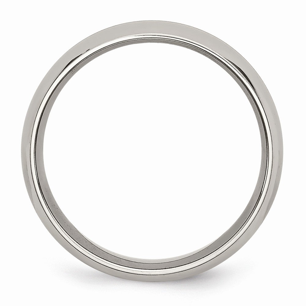 Chisel Titanium Yellow Ip-plated Grooved 6mm Polished Wedding Band