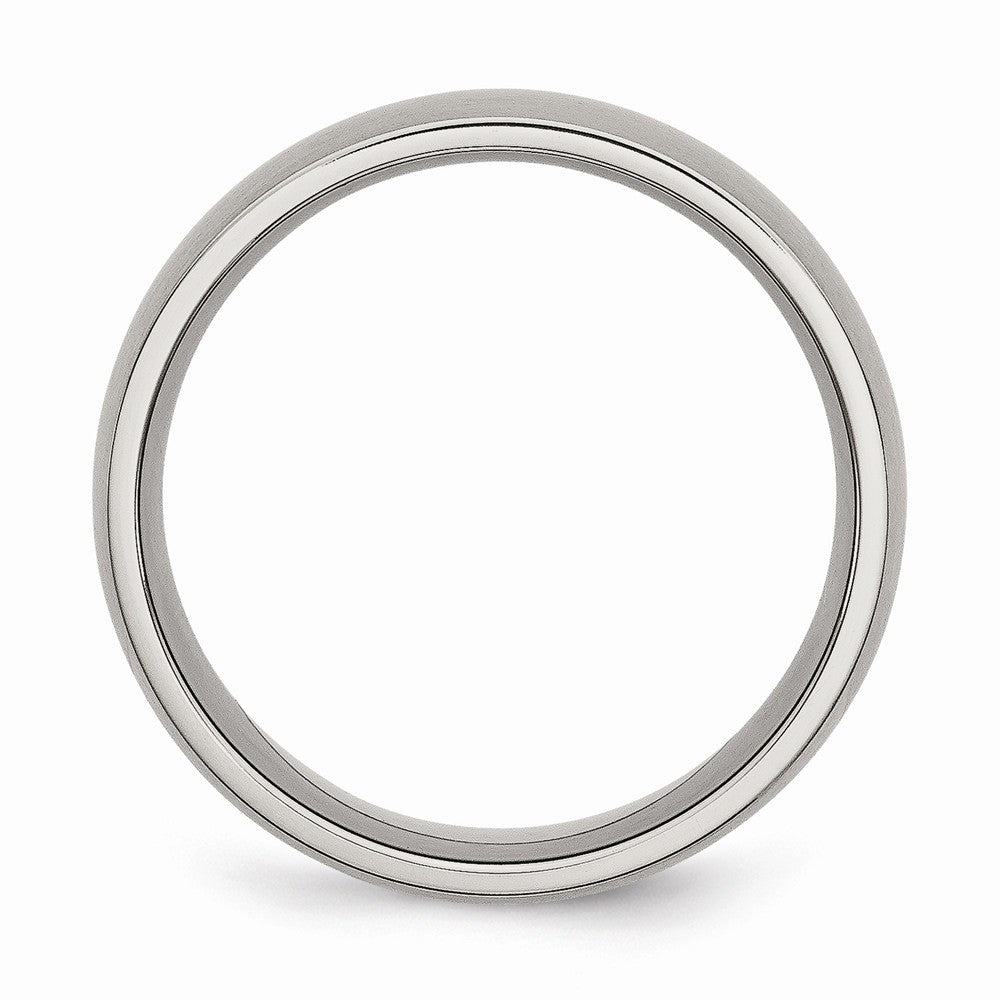 Chisel Titanium 8mm Brushed Wedding Band