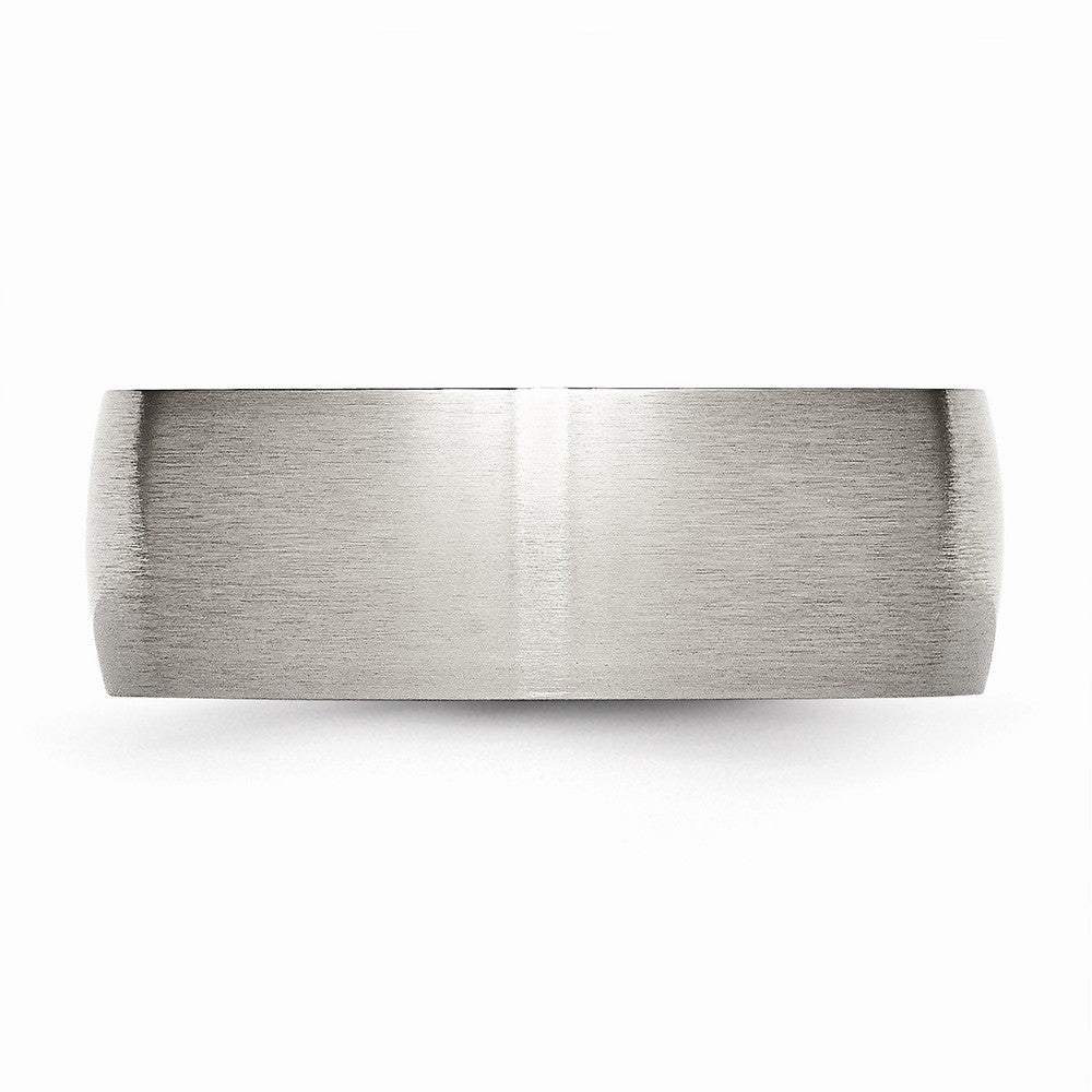 Chisel Titanium 8mm Brushed Wedding Band